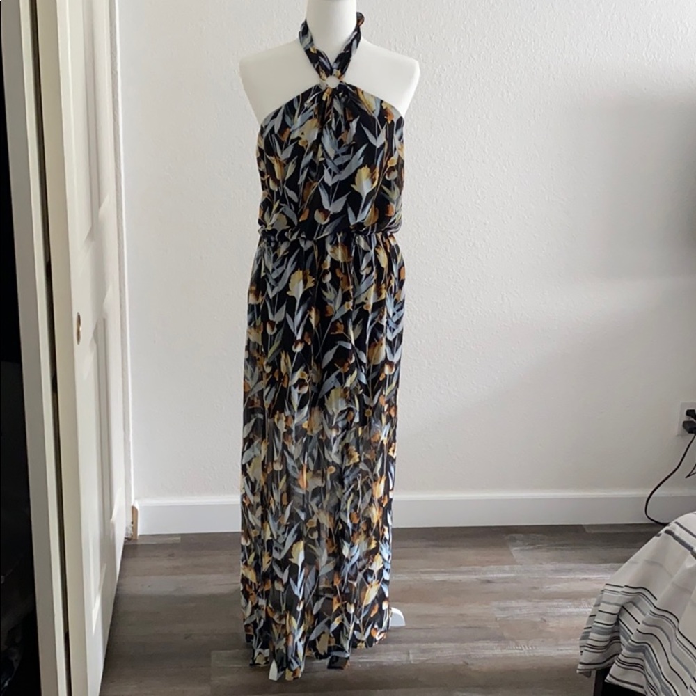 Halter maxi dress